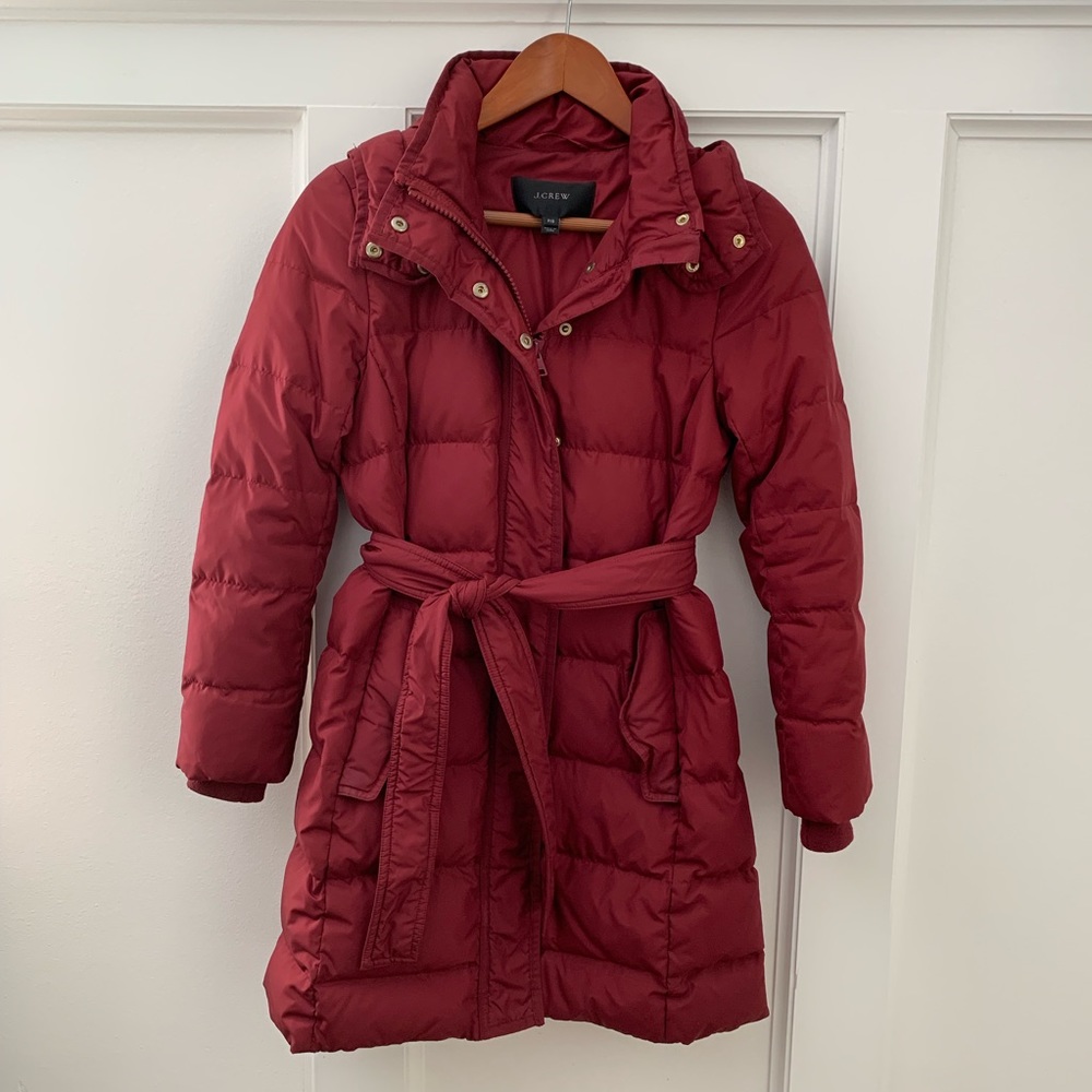 J. Crew Wintress Puffer Coat Size PXS